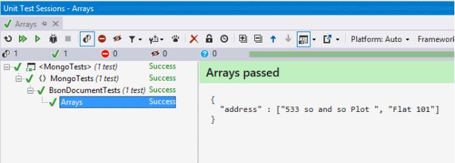 add arrays to a document